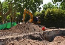 Comenzó la construcción de una pileta semiolímpica en el polideportivo de Ingeniero Maschwitz