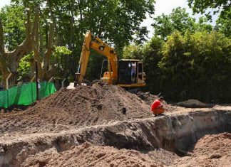 Comenzó la construcción de una pileta semiolímpica en el polideportivo de Ingeniero Maschwitz