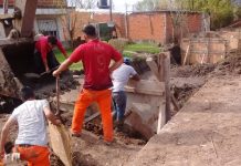 Siguen las tareas hidráulicas en distintos puntos del distrito para evitar inundaciones