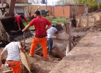 Siguen las tareas hidráulicas en distintos puntos del distrito para evitar inundaciones