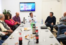El Intendente Municipal Ariel Sujarchuk se reunió con comerciantes de Belén de Escobar y Matheu