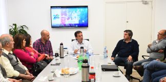 El Intendente Municipal Ariel Sujarchuk se reunió con comerciantes de Belén de Escobar y Matheu
