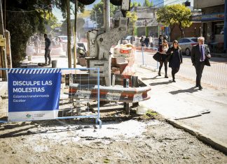 Continúa la puesta en valor de la Avenida Tapia de Cruz, entre Mitre y las vías del ferrocarril