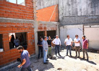 Avanza la construcción del nuevo Centro Cívico en Garín y la futura Oficina de Licencias de Conducir en Belén de Escobar