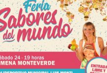 Jimena Monteverde en la “Feria Sabores del Mundo” en Escobar