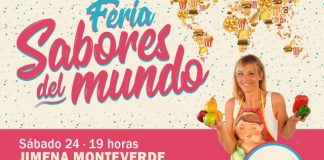 Jimena Monteverde en la “Feria Sabores del Mundo” en Escobar Jimena Monteverde en la “Feria Sabores del Mundo” en Escobar