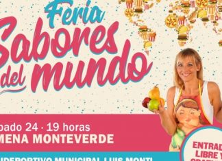 Jimena Monteverde en la “Feria Sabores del Mundo” en Escobar Jimena Monteverde en la “Feria Sabores del Mundo” en Escobar