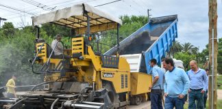 Avanzan las obras de asfalto en Belén de Escobar e Ingeniero Maschwitz