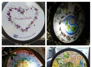 Exposición de trabajos en vitrofusión “Con el arte, una puerta al mundo”, en Casa de la Cultura