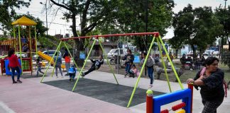 Belén de Escobar: Inauguraron la remodelada plaza del barrio Lambertuchi