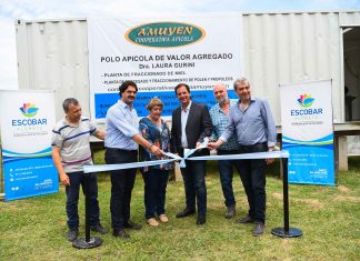 Polo Apícola: Inauguran planta de fraccionamiento de miel y polen en Escobar