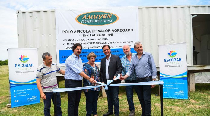 Polo Apícola: Inauguran planta de fraccionamiento de miel y polen en Escobar
