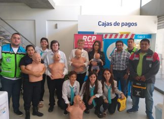 Se realizó una capacitación en RCP y Primeros Auxilios para empleados municipales de Atención al Vecino