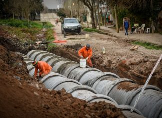 Avanzan las obras hidráulicas para prevenir inundaciones en Escobar