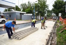 Belén de Escobar: Ariel Sujarchuk supervisó las obras de repavimentación de la calle Don Bosco