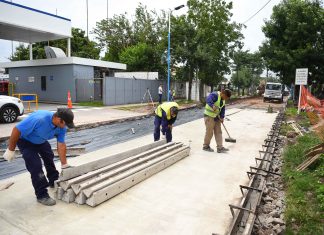 Belén de Escobar: Ariel Sujarchuk supervisó las obras de repavimentación de la calle Don Bosco