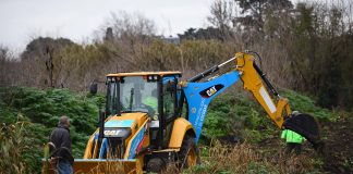 Avanzan las obras hidráulicas para prevenir inundaciones en Escobar