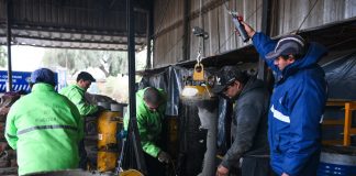 La fábrica municipal de caños aumenta su producción a 2000 unidades por año