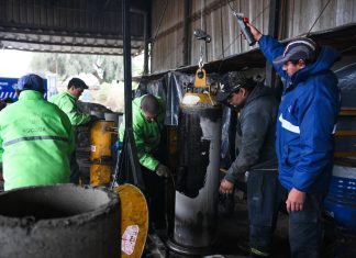 La fábrica municipal de caños aumenta su producción a 2000 unidades por año