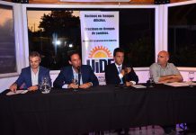 Sergio Massa, Santiago Fraschina y Ariel Sujarchuk expusieron en un encuentro organizado en defensa de las Pymes y la Industria