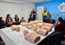 Mujeres placeras se capacitaron en RCP y primeros auxilios