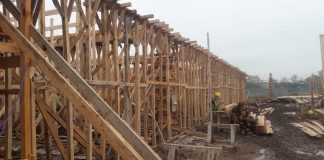 Continúa a buen ritmo la construcción de la futura sede del Colegio Dr. Ramón A. Cereijo