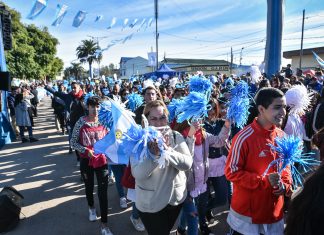 Más de 20 mil vecinos disfrutaron de los festejos por el Día de la Bandera y el 126° aniversario de Garín