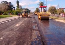 Garín: Avanza la última etapa de repavimentación del Boulevard Presidente Perón