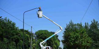 Continúa la renovación y reconversión del alumbrado público en Escobar