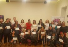 Se realizó la entrega de diplomas a los participantes del curso de Operadores en Violencia Familiar