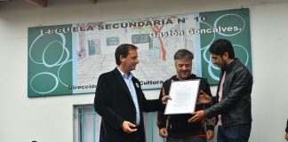 La Escuela Secundaria Nº 10 ya lleva el nombre “Gastón Roberto Goncalves”