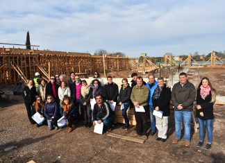 Rectores de colegios preuniversitarios de todo el país visitaron la obra en construcción del Colegio Ramón Cereijo