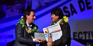 Evo Morales fue declarado “huésped de honor” por el municipio de Escobar