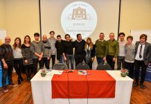 Ariel Sujarchuk y Osvaldo Laport presentaron al elenco de actores y actrices del Teatro Seminari Cine Italia