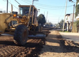 La Municipalidad de Escobar sigue adelante con los trabajos de pavimentación, estabilizado y bacheo