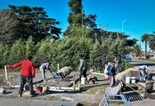 La Municipalidad de Escobar remodela la plaza Vuelta de Obligado de Garín