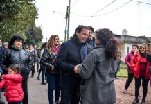 Matheu: Ariel Sujarchuk recorrió obras de asfalto y estabilizado en el barrio Villa Saboya