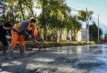 La Municipalidad de Escobar pavimenta las calles Zabala y José Hernández de Garín