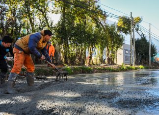 La Municipalidad de Escobar pavimenta las calles Zabala y José Hernández de Garín