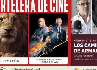 Cartelera de viernes en el Teatro Seminari Cine Italia Cartelera de viernes en el Teatro Seminari Cine Italia