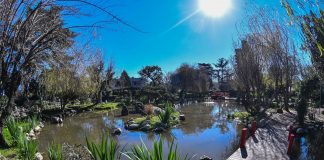 La Municipalidad realiza reformas en el Jardín Japonés de Belén de Escobar