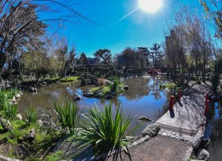 La Municipalidad realiza reformas en el Jardín Japonés de Belén de Escobar