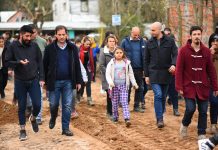 Sujarchuk supervisó 37 nuevas calles de asfalto y estabilizado en Ingeniero Maschwitz