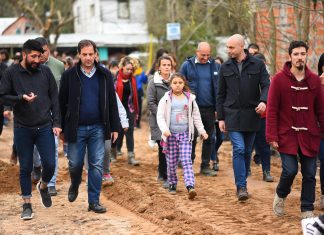 Sujarchuk supervisó 37 nuevas calles de asfalto y estabilizado en Ingeniero Maschwitz