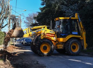 Garín: Realizan trabajos de repavimentación y construcción de nuevas veredas