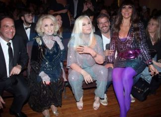 Sujarchuk recibió a Moria, Mirtha Legrand y Susana Gimenez en el aniversario 130° del Teatro Seminari