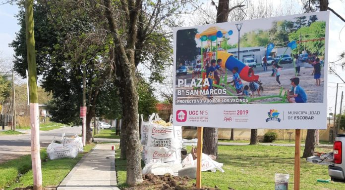 La Municipalidad de Escobar continúa con la ejecución de las obras del Presupuesto Participativo
