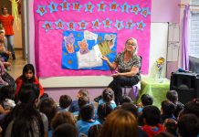 La escritora de literatura infantil Margarita Mainé visitó el jardín municipal “El Cedro”