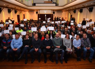 Formalizan la recategorización de 260 empleados gracias al sistema de concurso público