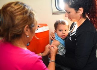 Escobar es el distrito que más vacunas contra el sarampión aplicó en toda la Región Sanitaria V de la Provincia